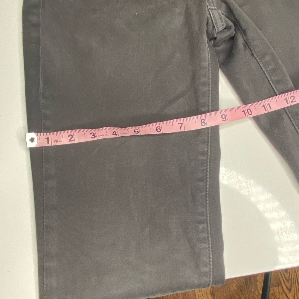 NYDJ Jade Gunmetal Denim Legging Mid Rise Size 2 - Picture 13 of 16